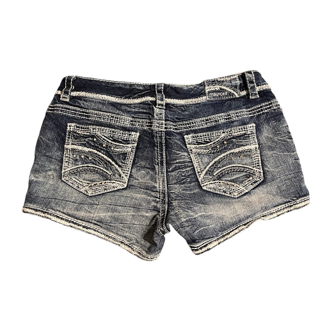 Women's Distressed Denim Shorts